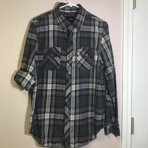 Hurley button front shirt